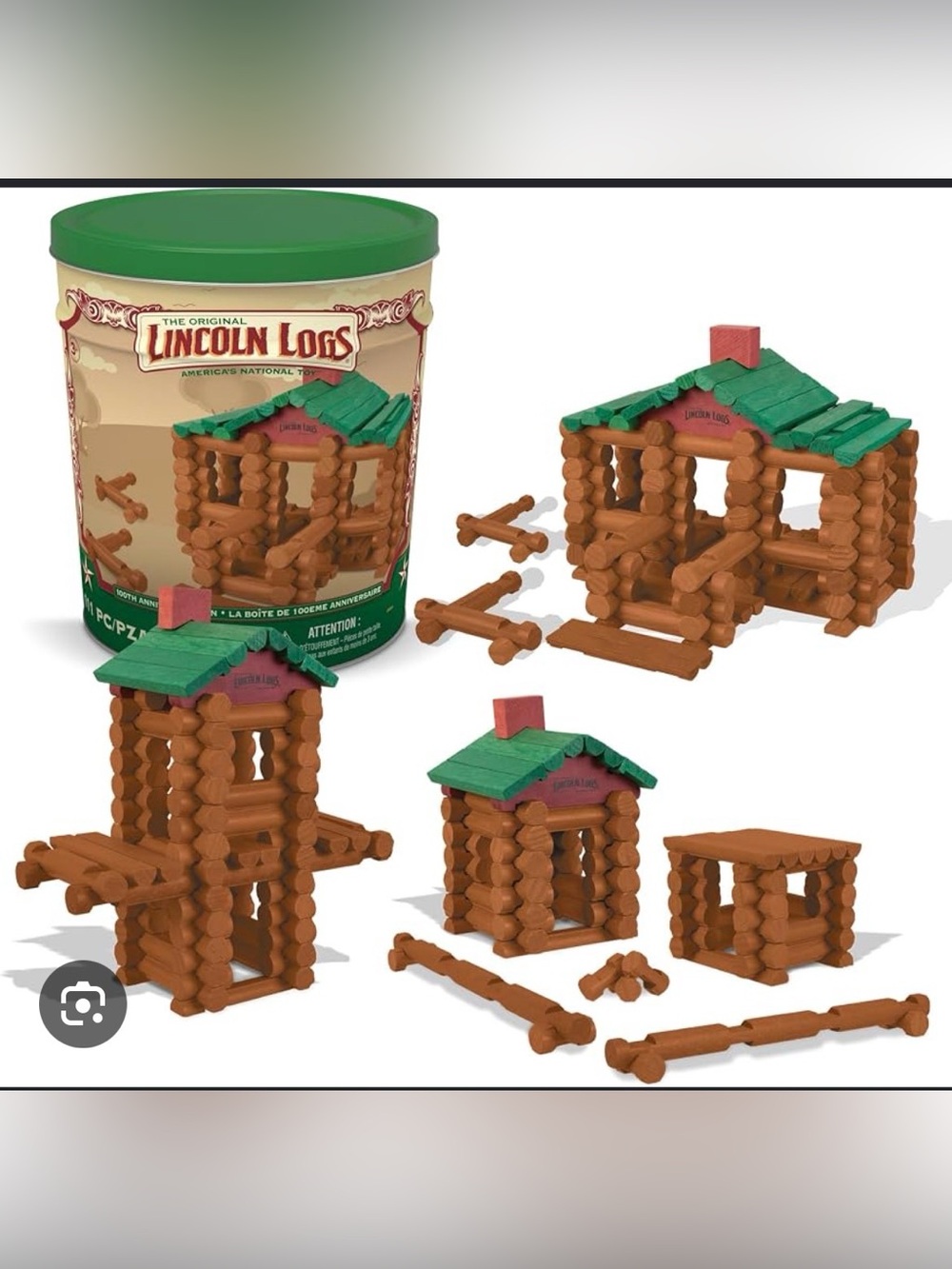 Lincoln logs building toys